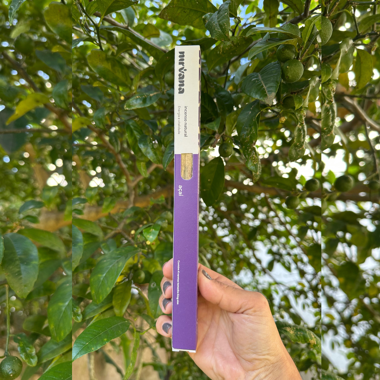 Incenso AÇAI Nirvana natural.