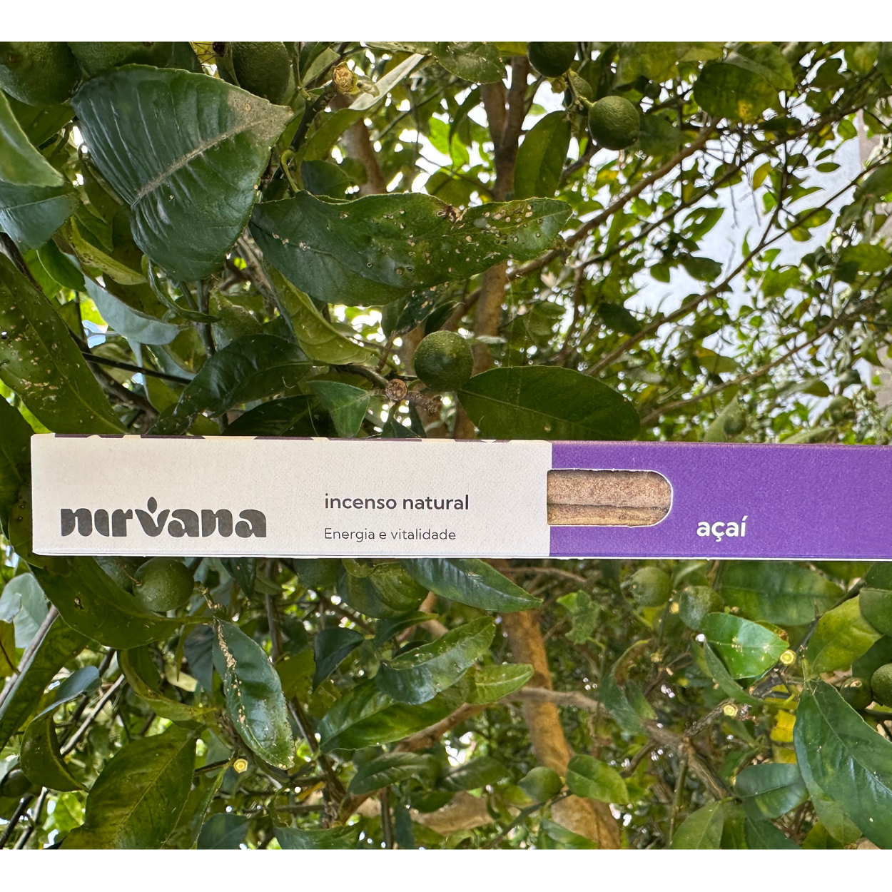 Incenso AÇAI Nirvana natural.