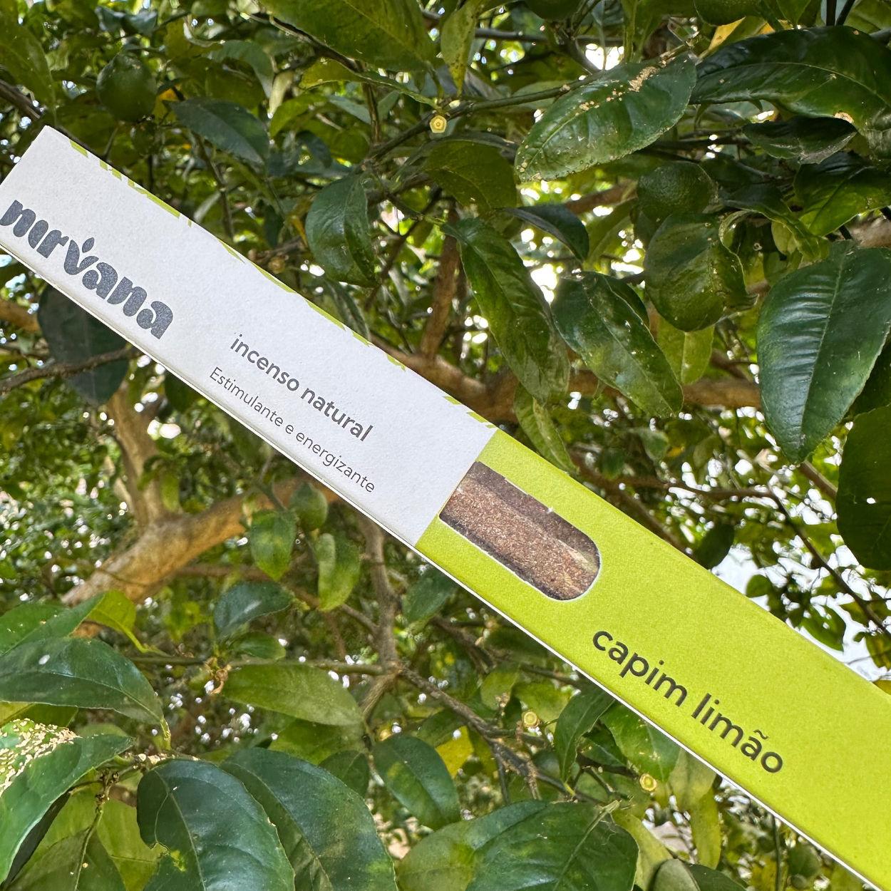 Incenso CAPIM lIMÃO Nirvana natural.