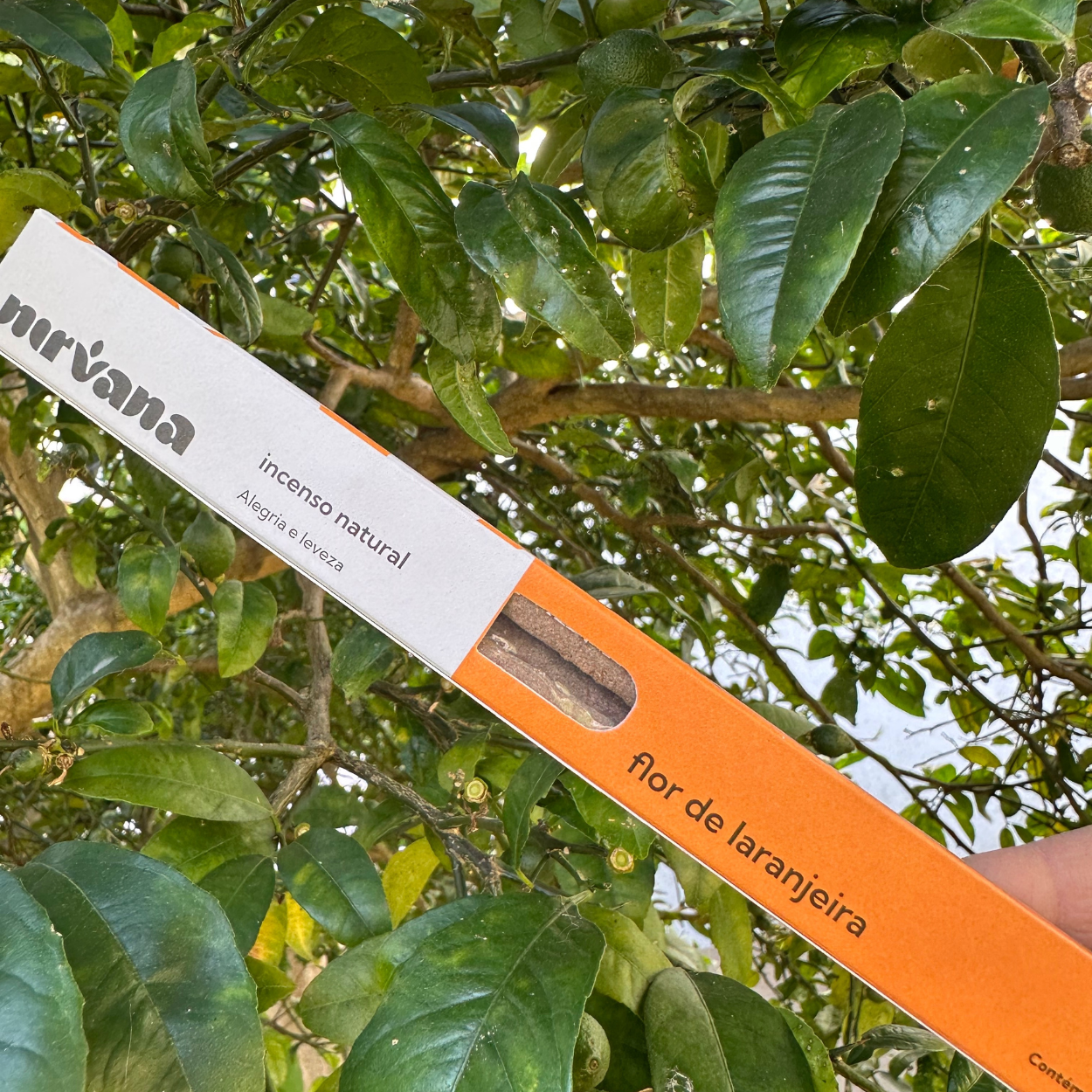 Incenso FLOR DE LARANJEIRA Nirvana natural.