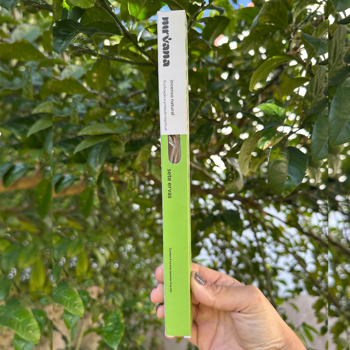 Incenso SETE ERVAS Nirvana natural.