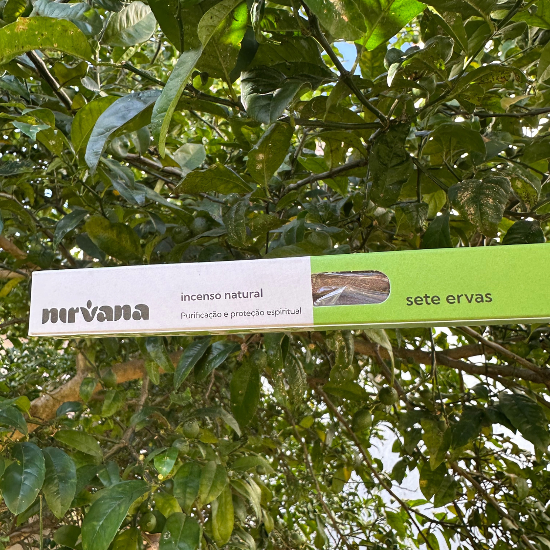Incenso SETE ERVAS Nirvana natural.